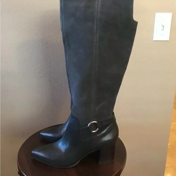 Sole Society Women's Daleena Knee High Boot Iron Brown Size 9 M $160 - Picture 3 of 9